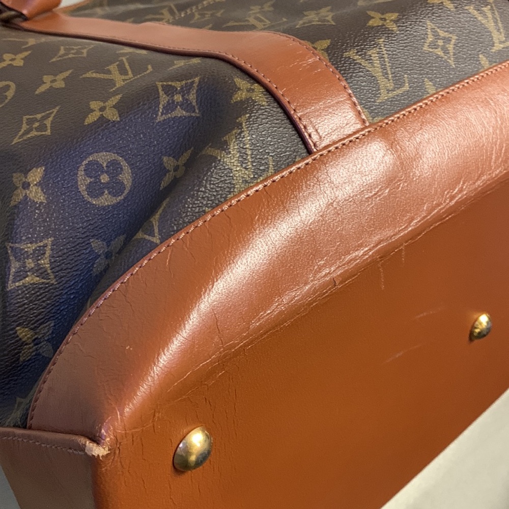 198 Pre Owned Authentic Louis Vuitton Monogram Sac Weekend GM Tote/Travel Bag - Picture 11 of 17